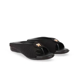 HUNYZA FOOTWEAR Women Textured Open Toe Flats-picture-22