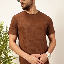 Thomas Scott Men Anti Odour Solid Round Neck T-Shirt-image-13