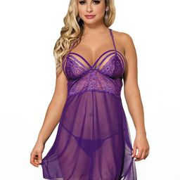 Women Racerback Babydolls with Briefs-image-79