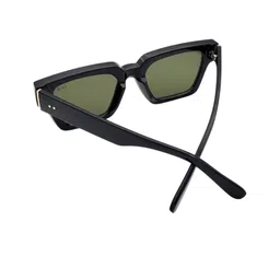 QUE UNIVERSE Unisex Tortoise UV Protected Lens Rectangle Frame Sunglasses image 3