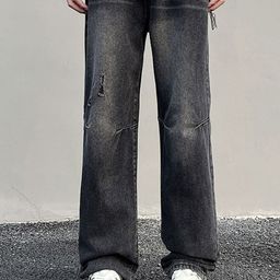 KPOP Men Relaxed Trousers-picture-23