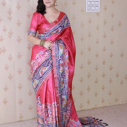 all about you Ethnic Motifs Tussar Saree-image-99