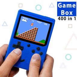 Fiddlerz Handheld Game Console 400 Video Games -Blue image 2