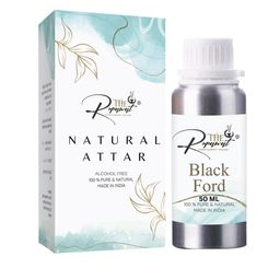 THE RUPAWAT Perfumery House Black Ford 100% Natural & Pure Alcohol Free Attar - 50 ml-image-35