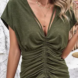 StyleCast Women Solid V-Neck Top-image-20