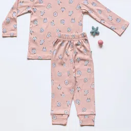 cocoon care Kids Conversational Printed Pure Cotton Night suits-22