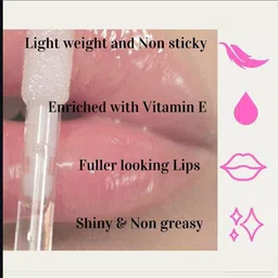 Melt Beauty Lightweight Clear Bomb Lip Gloss - 5 ml image 4