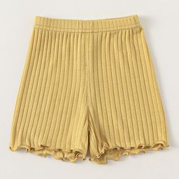 LULU & SKY Girls Striped Slim Fit High-Rise Technology Shorts-image-39
