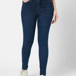 Kraus Jeans Women Skinny Fit High-Rise Light Fade Jeans-picture-26
