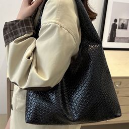 LULU & SKY Textured Oversized Shopper Handheld Bag With Cut Work-picture-18