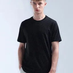Flying Machine Men Typography Printed Round Neck Cotton T-shirt-image-51