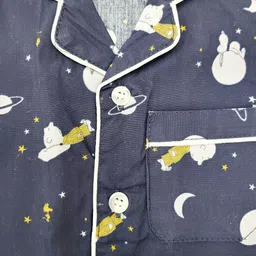 Freesia Array Unisex Kids Printed Night suit image 4