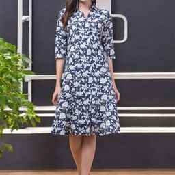 BAESD Floral Print A-Line Dress-picture-25
