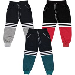 AMNOUR Infants Pack Of 4 Cotton Joggers-image-85