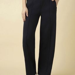 Van Heusen Athleisure Women Functional Pocket Wide Leg Pleated Pant-image-29