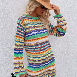 Oh Rare Women Striped Pullover-image-34