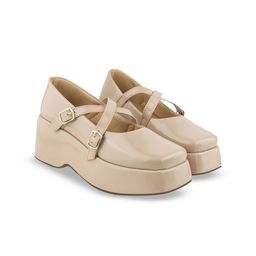 Stylestry Women Block Pumps with Buckles-13