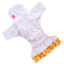 Babyhug Reusable Cloth Diaper With SmartDry Abstract Print  - Yellow image 4