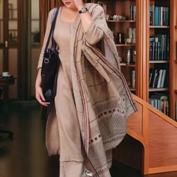 Solid Kurta, Trouser/Pant & Dupatta Set-image-73