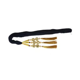 ABS Embellished Patiala Shahi Parandi Punjabi Volumizer Choti Hairstick-image-87