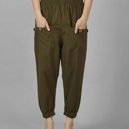 GiftyBasket Women Relaxed Cargos Trousers-image-5