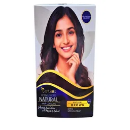 Earthos Herbal Heena Hair Colour - 120 g - Natural Brown-image-45