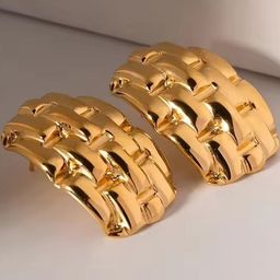 VAGHBHATT Gold-Tone Stud Earrings-image-63