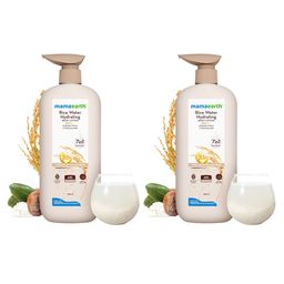 Mamaearth Set of 2 Rice Water Hydrating Body Lotion - 400 ml each-7