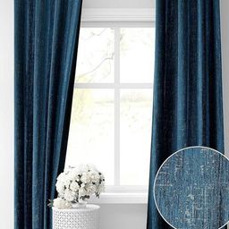 Aura Blue Set of 2 Ethnic Motifs Door Curtain-93