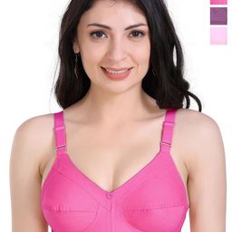 SHYAM SONS FLAIR Pack Of 3 Full Coverage Minimizer Bra-image-37