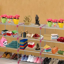 Decent Hut 12 Shelves Multipurpose Portable Shoe Rack-image-27
