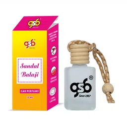 GSB Transparent Sandal Balaji Hanging Car Air Freshener-10ml-55