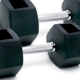 HackerX Set Of 2 Fixed Weight Dumbbell - 4Kg Each image 1