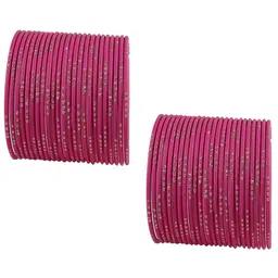 ZULKA Set of 48 Embellished Bangles-81