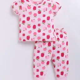 SNUGGLY MONKEY Girls Printed Night suit-image-90
