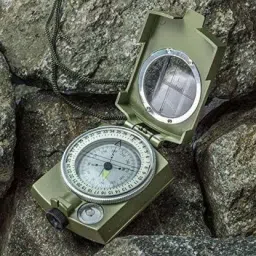 ™ Waterproof Army Metal Lensatic Prismatic Navigator For Directions Military Compass-14