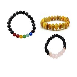 Divine souvenirs Unisex Set of 3 Artificial Beaded Elasticated Bracelet-83