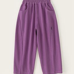 LULU & SKY Girls Straight Fit High-Rise Culottes Trousers-picture-33