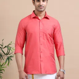 TATTVA Men Classic Slim Fit Casual Shirt-image-39