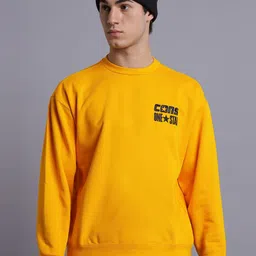 Converse Men Cotton  CONS One Star Crew Pullover Sweatshirt-picture-27