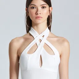 ZOMODA Women Solid Halter Neck Top-picture-31