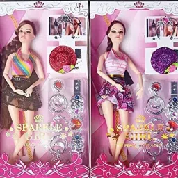 Stylish Long Hair Set Doll and New Angel Doll Set for girls-15