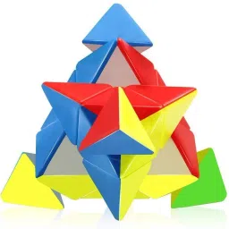hawkister MoYu Meilong Pyraminx Speed Cube Stickerless Cubing Classroom Magic Puzzle image 5