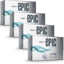 Epic Thinx Condoms for Men| Ultra Thin with 0.03 mm Thickness | 10 Count x 4 Condom-image-28