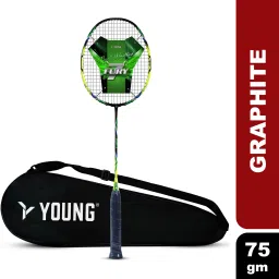 Fury 7 (Lightweight, Head Light) High Modulus Graphite | Professional Black, Yellow Strung Badminton Racquet-image-6