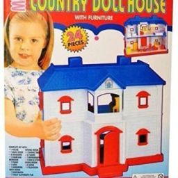 Best 24 Pieces Beautiful Doll House with Master Bedroom, Dining Room,.-11
