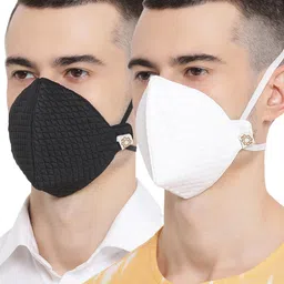 VASTRAMAY Unisex 2Pcs 4Ply Protective Outdoor Face Masks-24