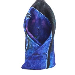 Alvaro Castagnino Blue Digital Print Pocket Square-image-1