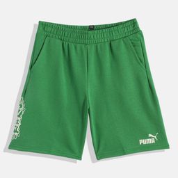 Puma Boys Solid Regular Fit Shorts-image-79