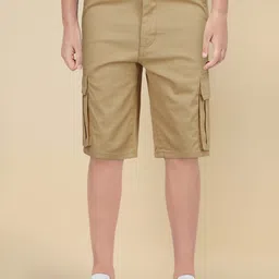 Allen Solly Junior Boys Mid-Rise Cargo Shorts-image-90